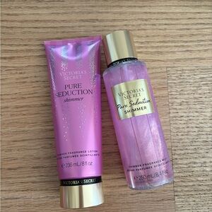 Pure seduction shimmer lotion and mist